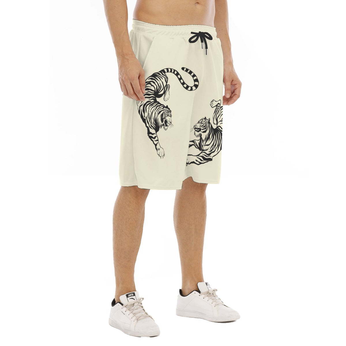Japanese Tiger Men's Shorts Symbol of Strength and Courage | Tengura Store