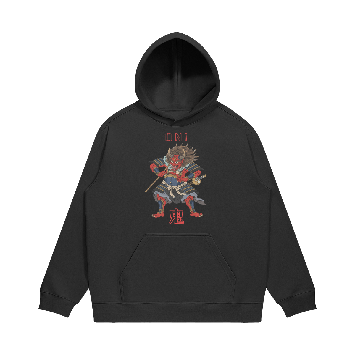 Oni Demon Hoodie Japanese Warrior | Tengura Store