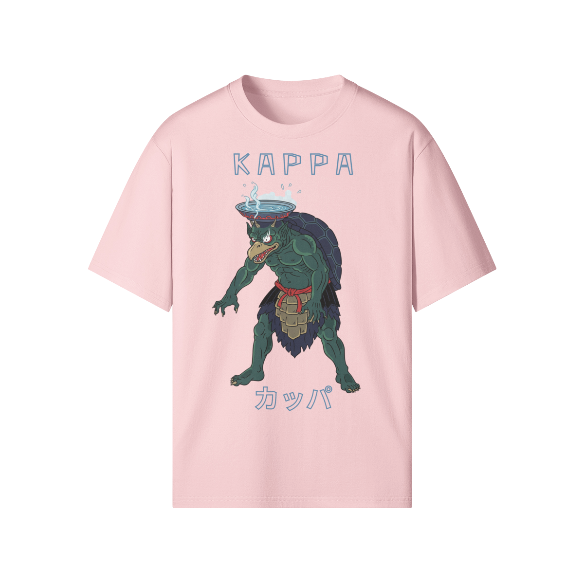 Kappa Monster T-Shirt Japanese Folklore Pink | Tengura Store