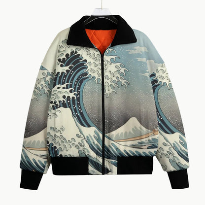 Japanese Jacket Ocean Wave Pattern