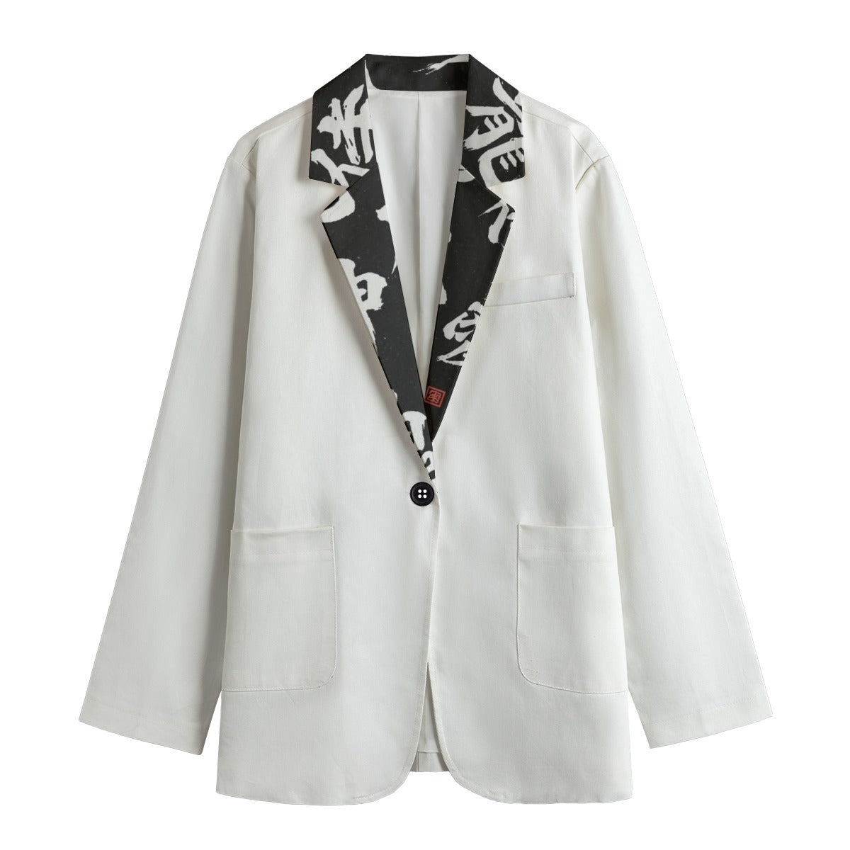 Geisha Sakura Kanji Lapel Blazer 5XL | Tengura Store