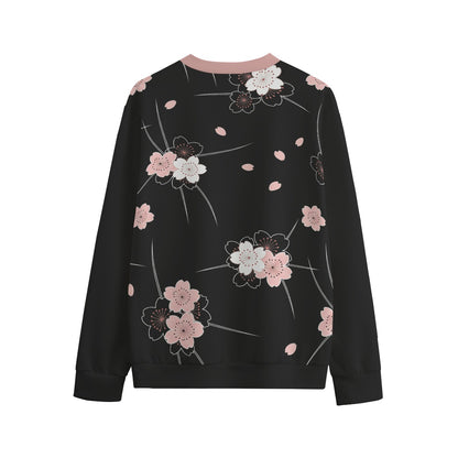 Sakura Blossom Japanese Sweatshirt with Cherry Flower Design | Tengura Store