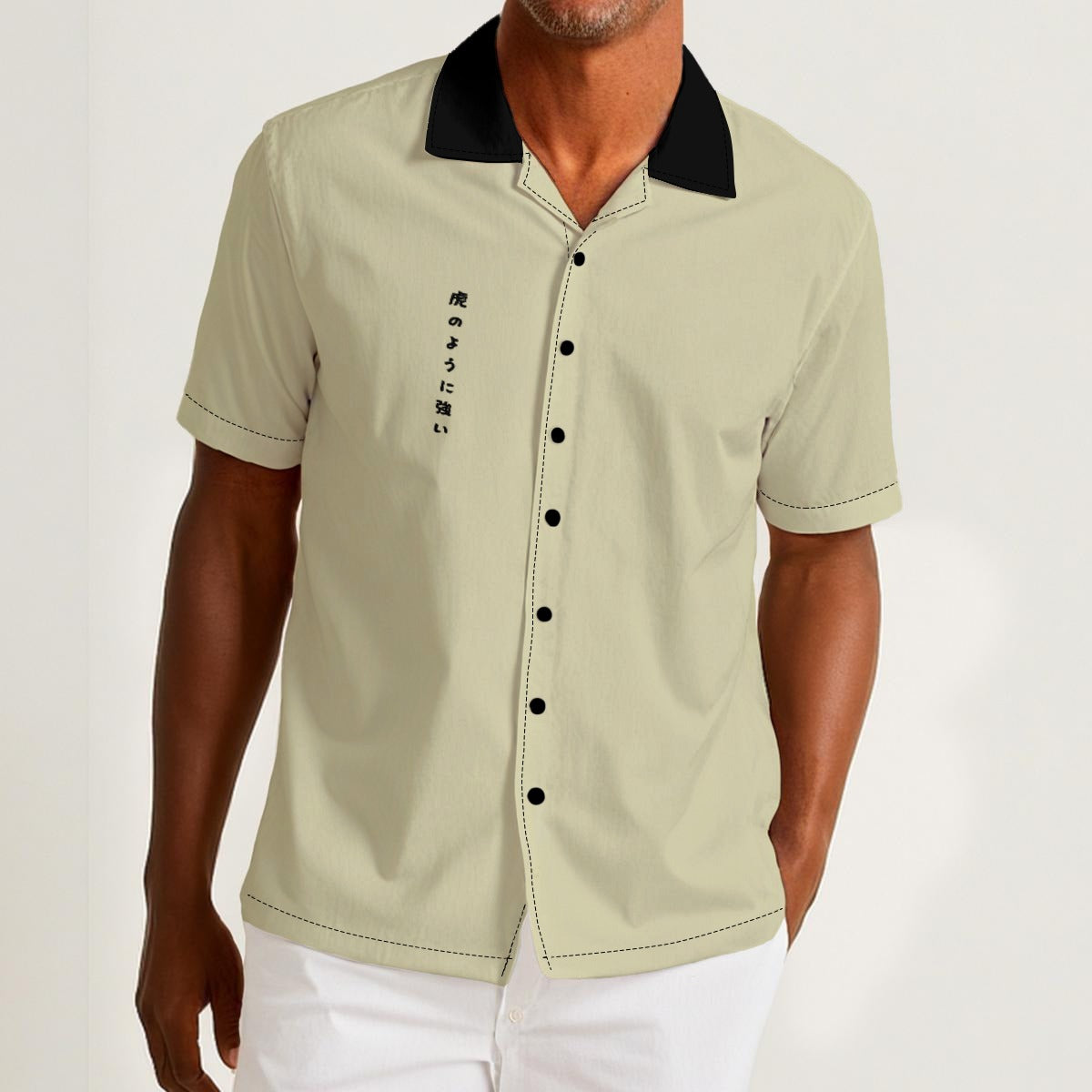 Japanese Tiger Button-Up Shirt for Men | Tengura Store