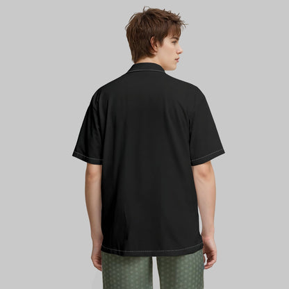 Sincerity Kanji Pocket Shirt Japanese Calligraphy Streetwear Style | Tengura Store