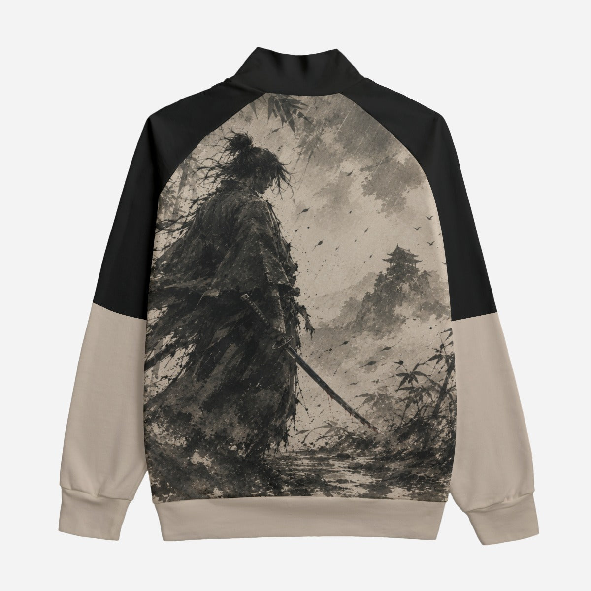 Lone Samurai Zip-Up Track Jacket | Tengura Store
