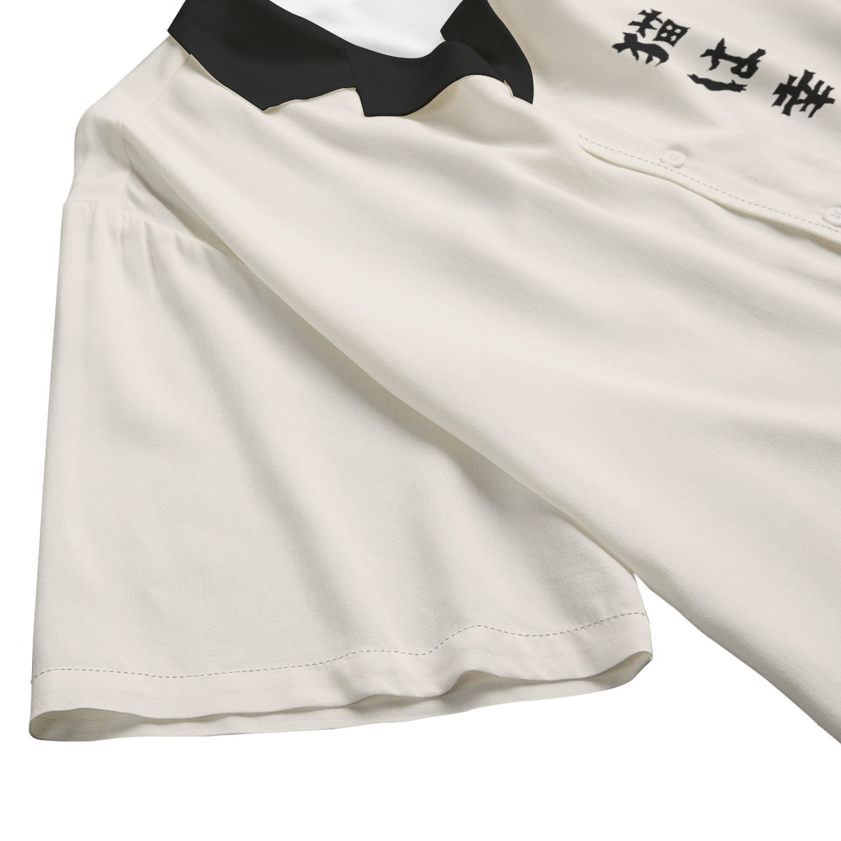 Midnight Cat Shirt - Japanese Ink Wash Art | Tengura Store