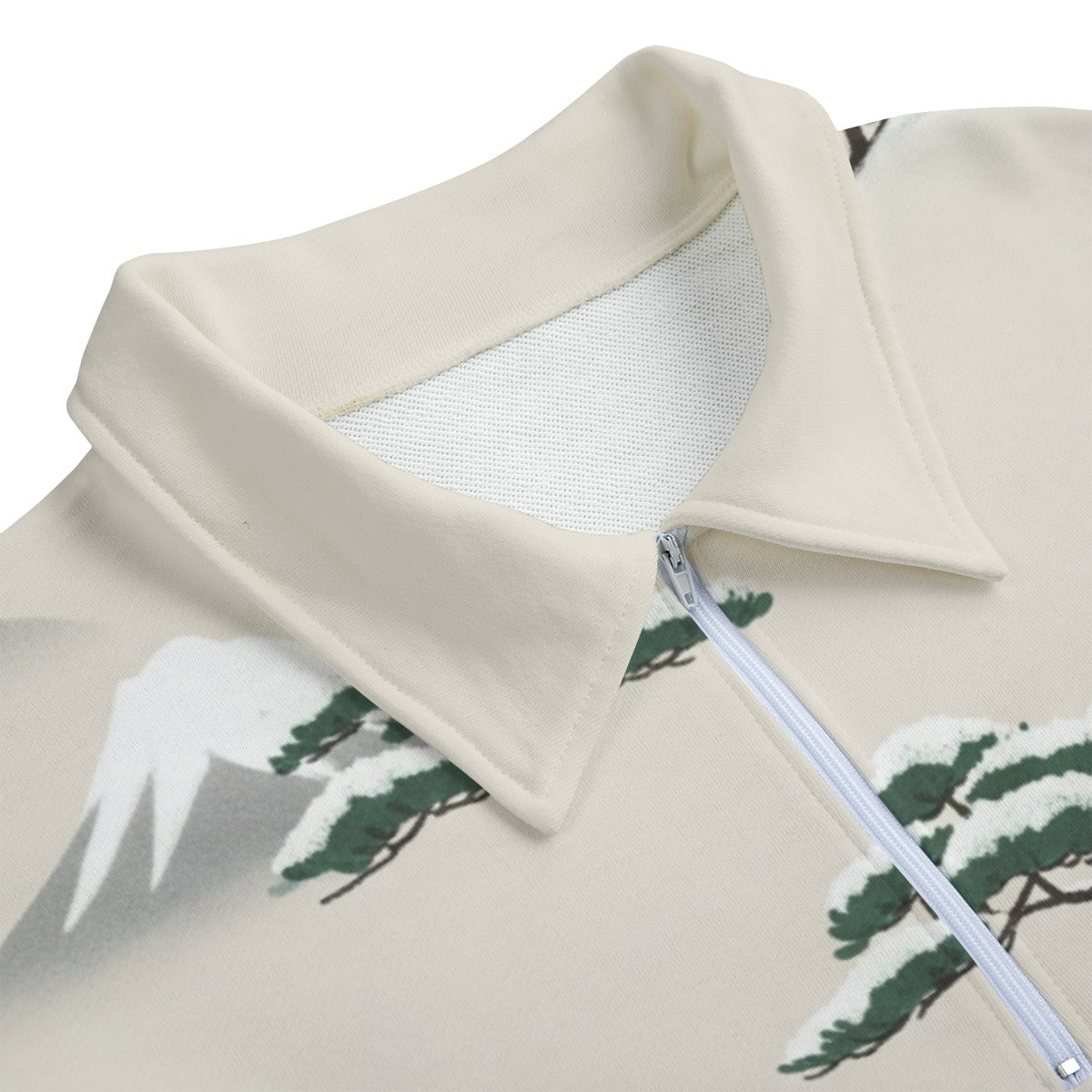Mount Fuji Landscape Quarter Zip Sweatshirt Unisex | Tengura Store
