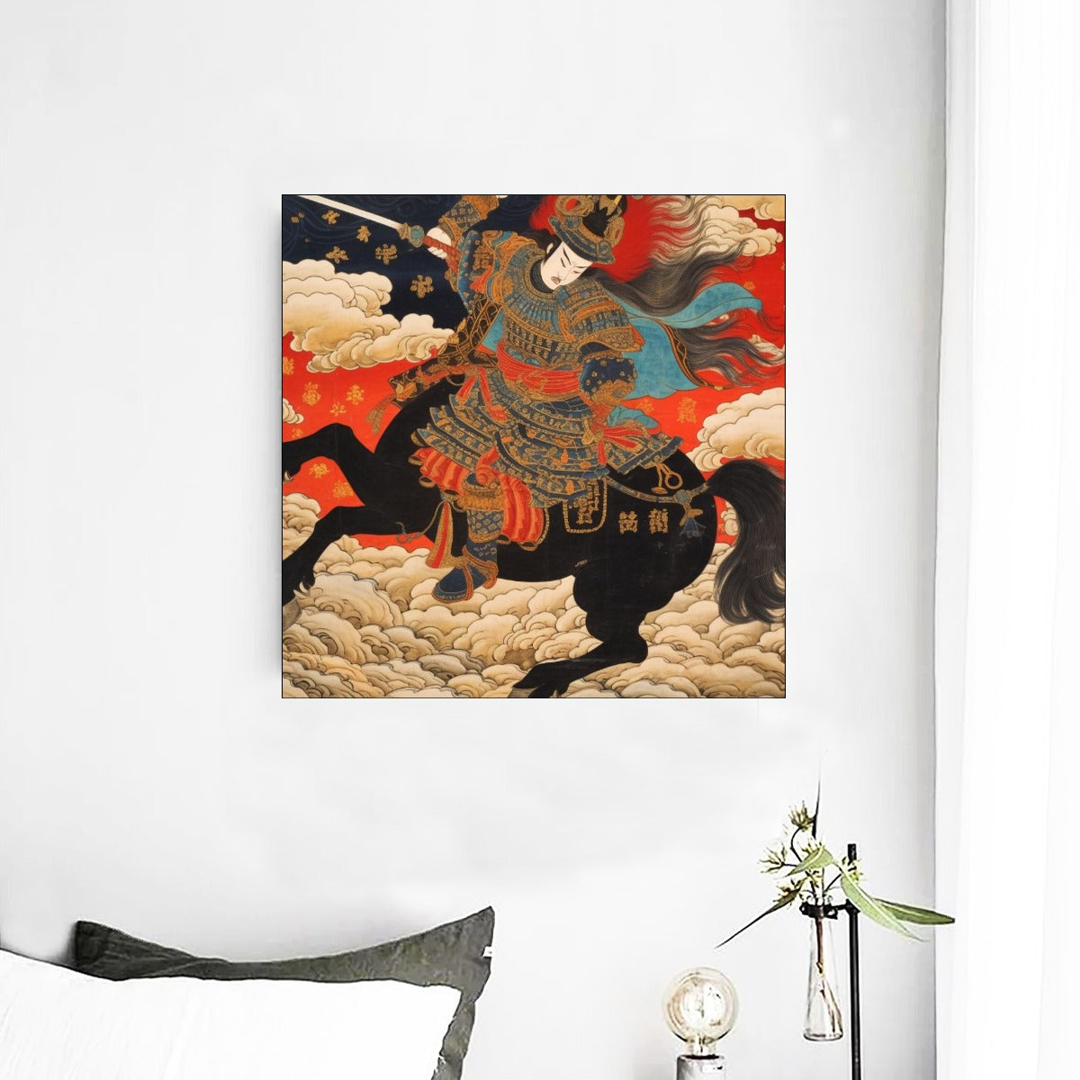 Epic Samurai Armor Japanese Wall Art