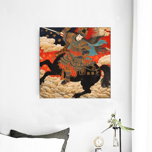 Epic Samurai Armor Japanese Wall Art
