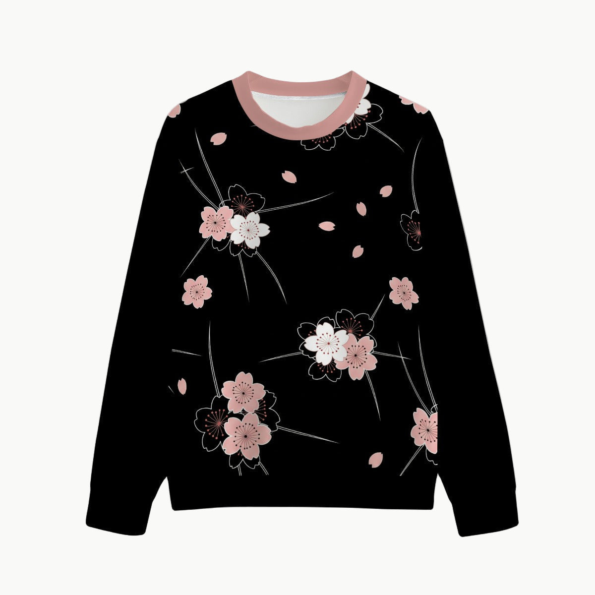 Sakura Blossom Japanese Sweatshirt with Cherry Flower Design | Tengura Store