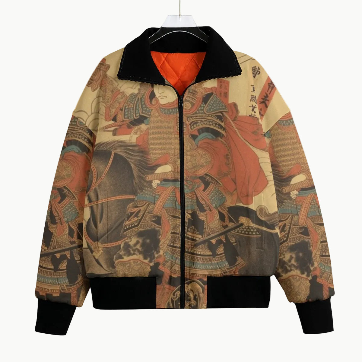 Feudal Samurai Armor Art Bomber Jacket | Tengura Store