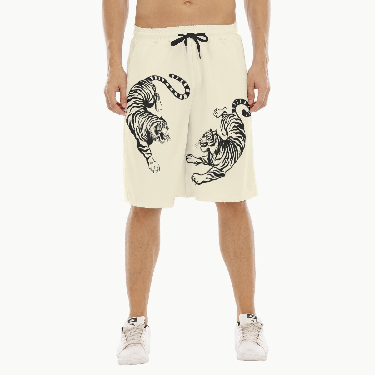 Japanese Tiger Men's Shorts Symbol of Strength and Courage | Tengura Store