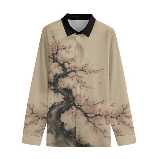 Sakura Sumi-e Art Shirt | Tengura Store