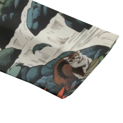 Japanese Jungle Blazer - Leopard & Tropical Forest Print Jacket