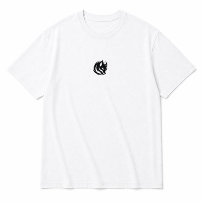 Kitsune Sign Embroidered T-Shirt | Tengura Store