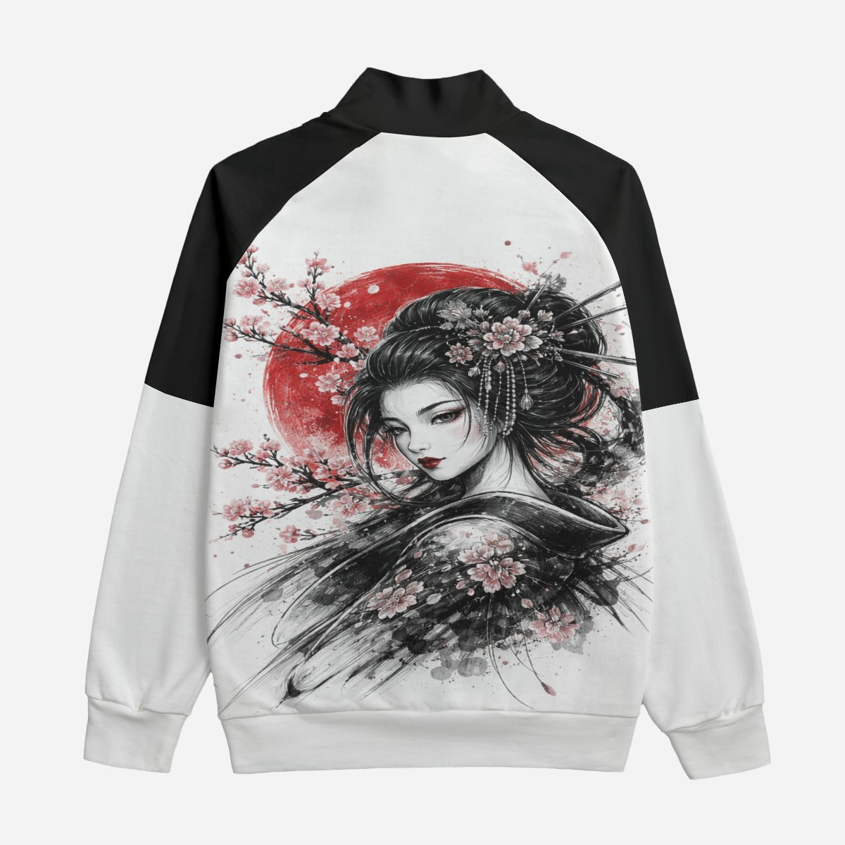 Geisha Sakura Zip-Up Track Jacket | Tengura Store