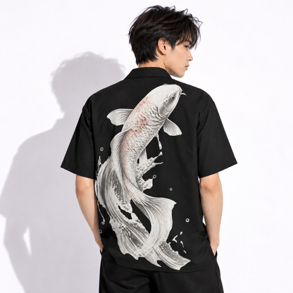 Koi Sumi-e Shirt | Tengura Store
