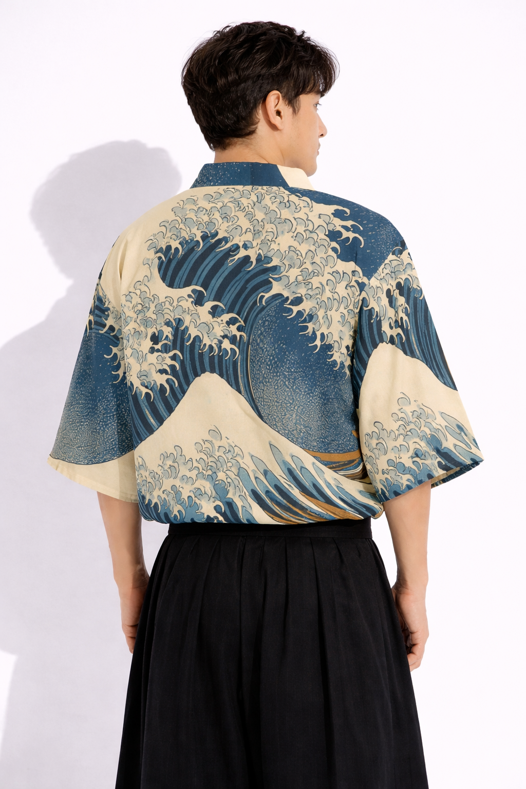 Classic Great Wave Japanese Haori Jacket | Tengura Store