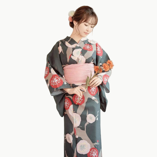 Lightweight Cotton Summer Kimono - Yukata | Tengura Store