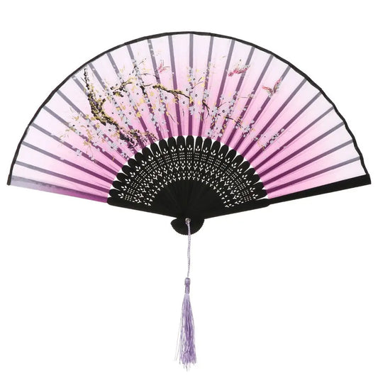 Sakura Blossom Folding Fan Pink Ombre Design | Tengura Store