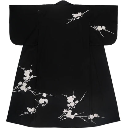 Women’s Kimono Traditional Black Japanese Outfit | Tengura Store