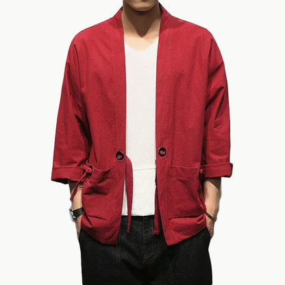 Casual Kimono Shirt for Men | Tengura Store