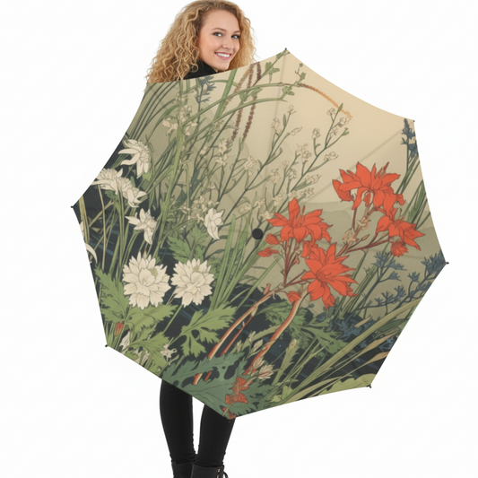 Traditional Japanese Umbrella Botanical Art