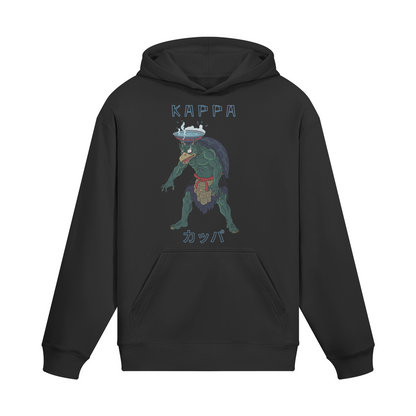 Kappa Hoodie Japanese Folklore Black | Tengura Store