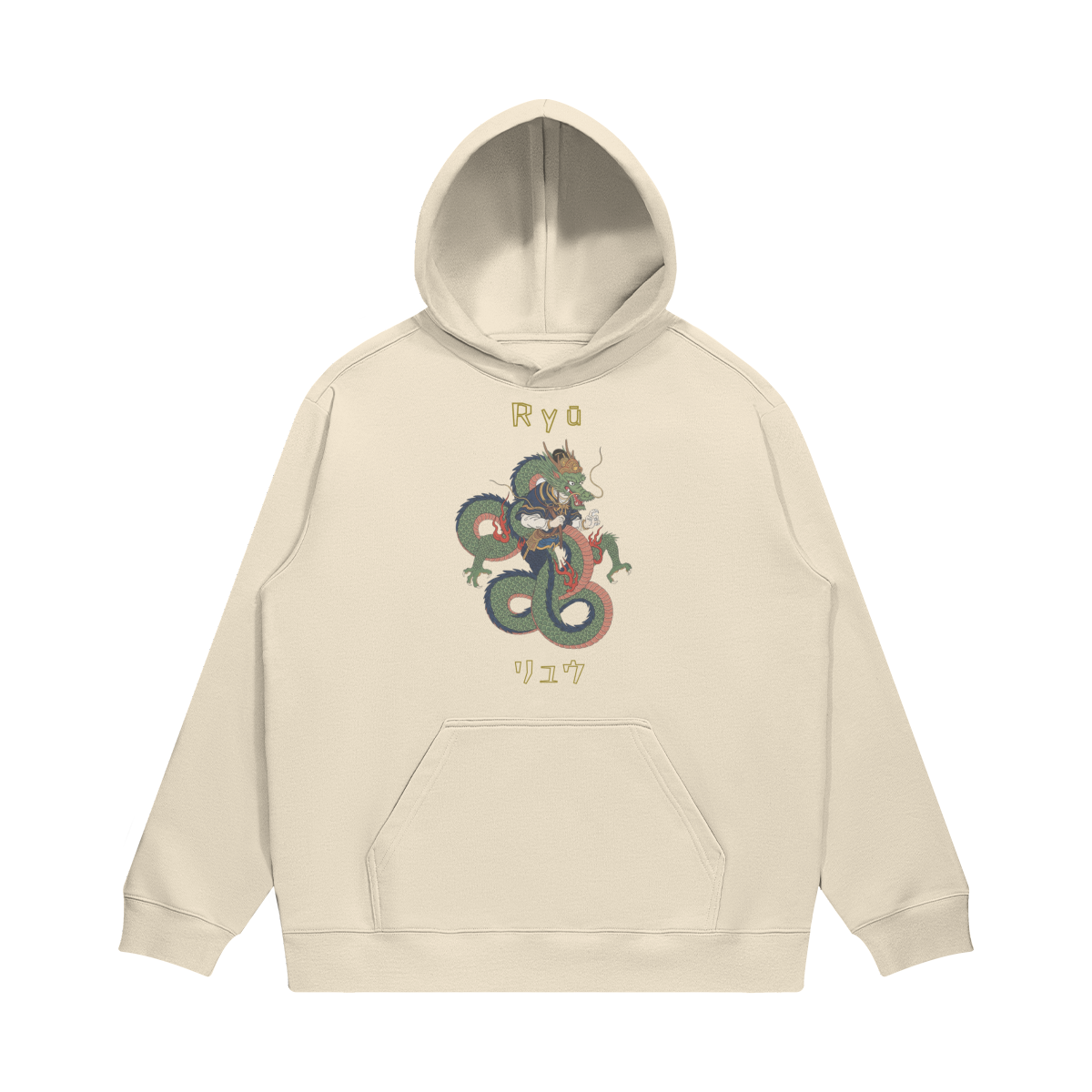 Mythical Dragon Hoodie Ryu Japanese Legend | Tengura Store