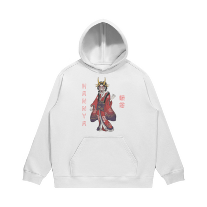 Hannya Mask Hoodie Traditional Demon Print | Tengura Store