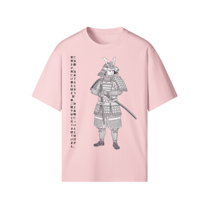 Samurai Japanese T-Shirt Bushido Code Pink | Tengura Store