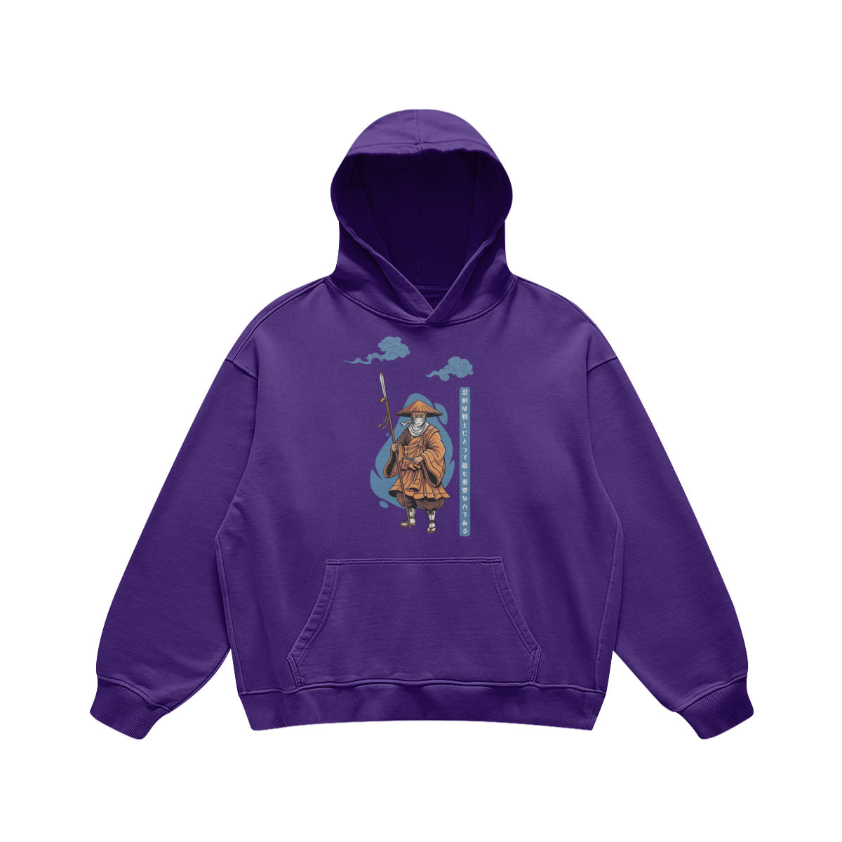 Wandering Monk Hoodie Traditional Ukiyo-e Style | Tengura Store