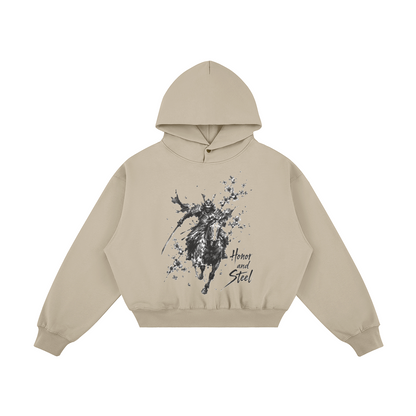 Japanese Samurai Hoodie Honor and Steel | Tengura Store