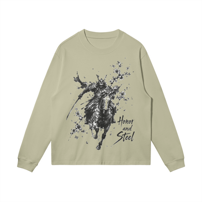 Japanese Long Sleeve Shirt Honor and Steel | Tengura | Tengura Store