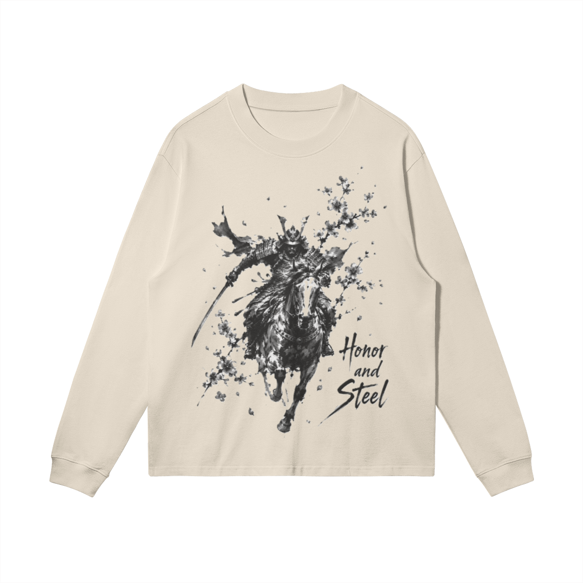 Japanese Long Sleeve Shirt Honor and Steel | Tengura | Tengura Store