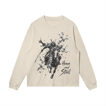 Japanese Long Sleeve Shirt Honor and Steel | Tengura | Tengura Store